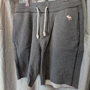 Abercrombie & Fitch Dark Gray Athletic Shorts